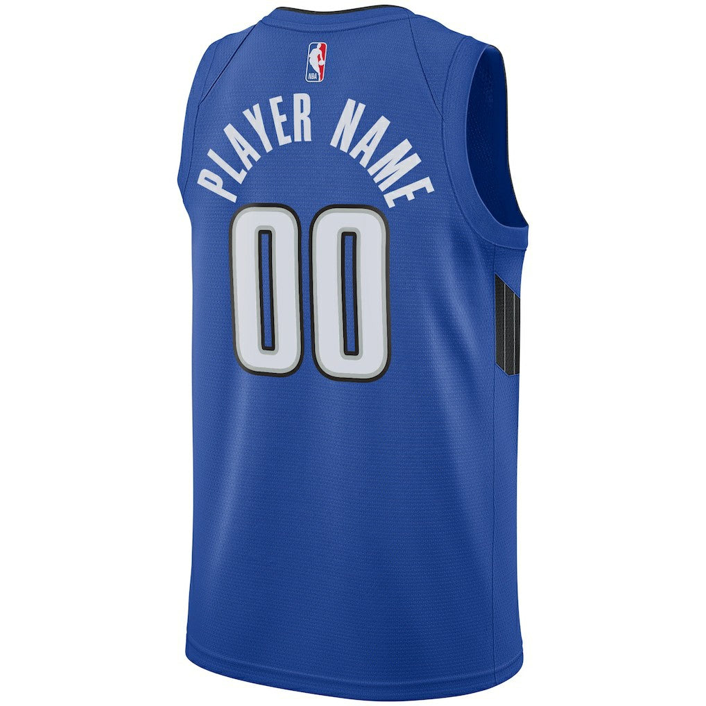Orlando Magic Jordan Brand Swingman Custom Jersey Statement Edition Blue