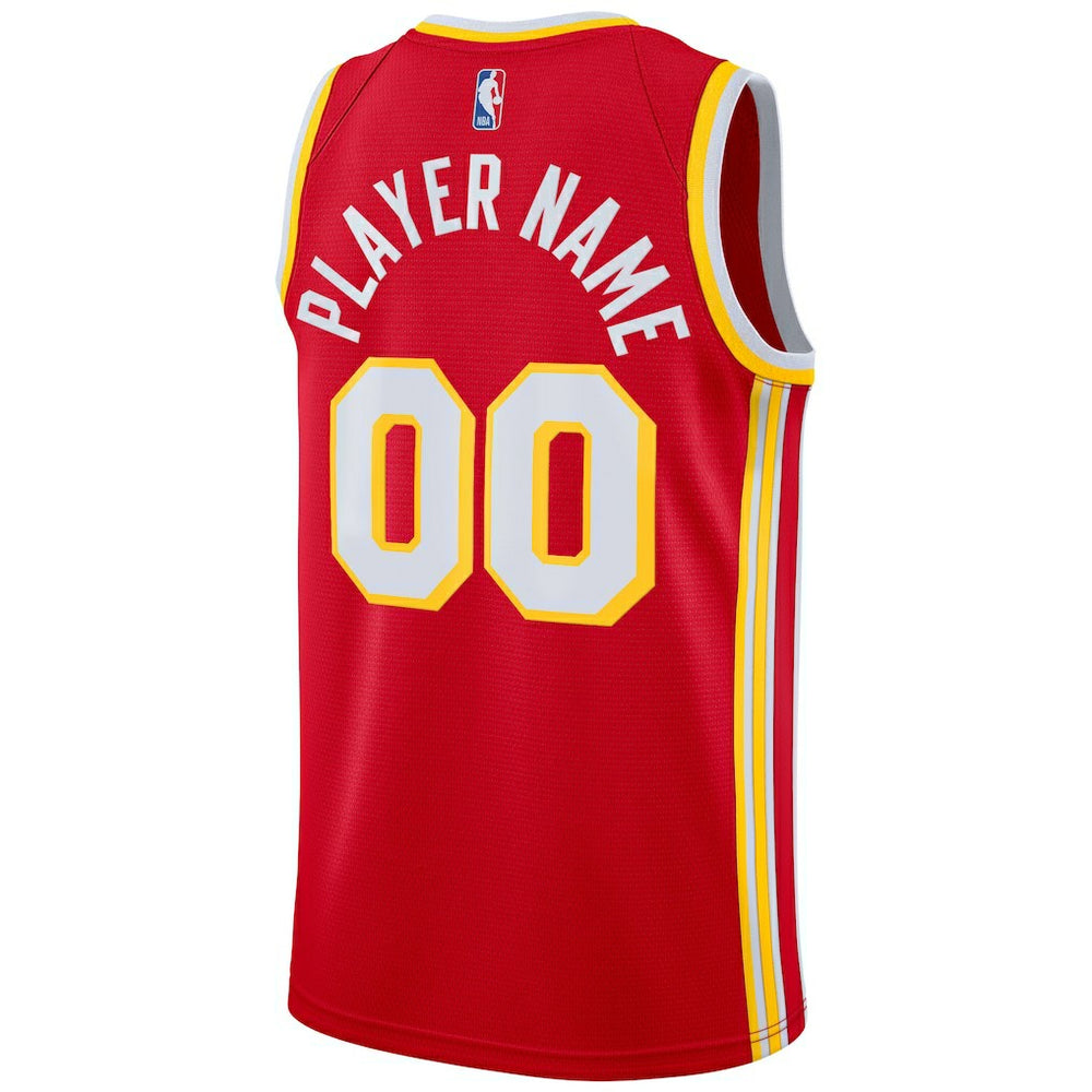 Atlanta Hawks 2020/21 Swingman Custom Jersey Icon Edition Red