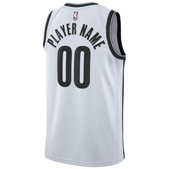 Brooklyn Nets 2020/21 Swingman Custom Jersey Association Edition White