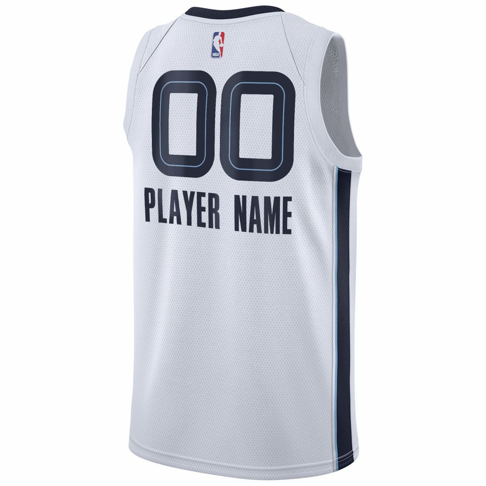 Memphis Grizzlies 2020/21 Swingman Custom Jersey Association Edition White