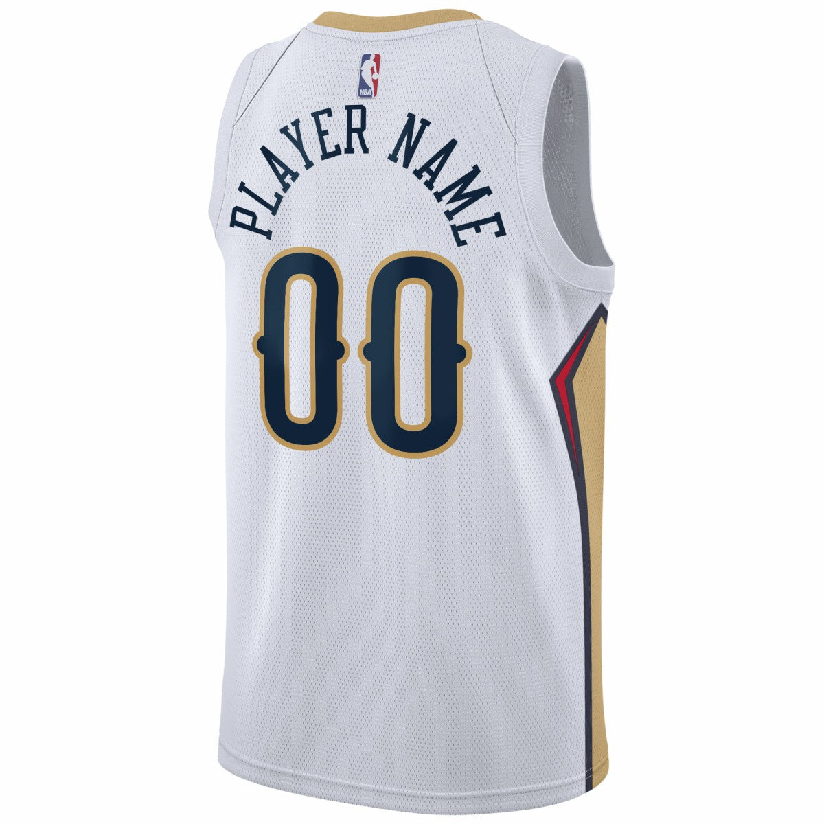 New Orleans Pelicans 2020/21 Swingman Custom Jersey Association Edition White