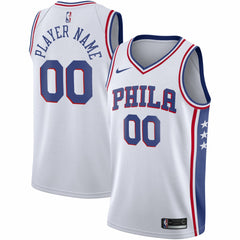 Philadelphia 76ers 2020/21 Swingman Custom Jersey Association Edition White