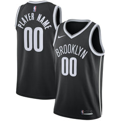 Brooklyn Nets 2020/21 Swingman Custom Jersey Icon Edition Black