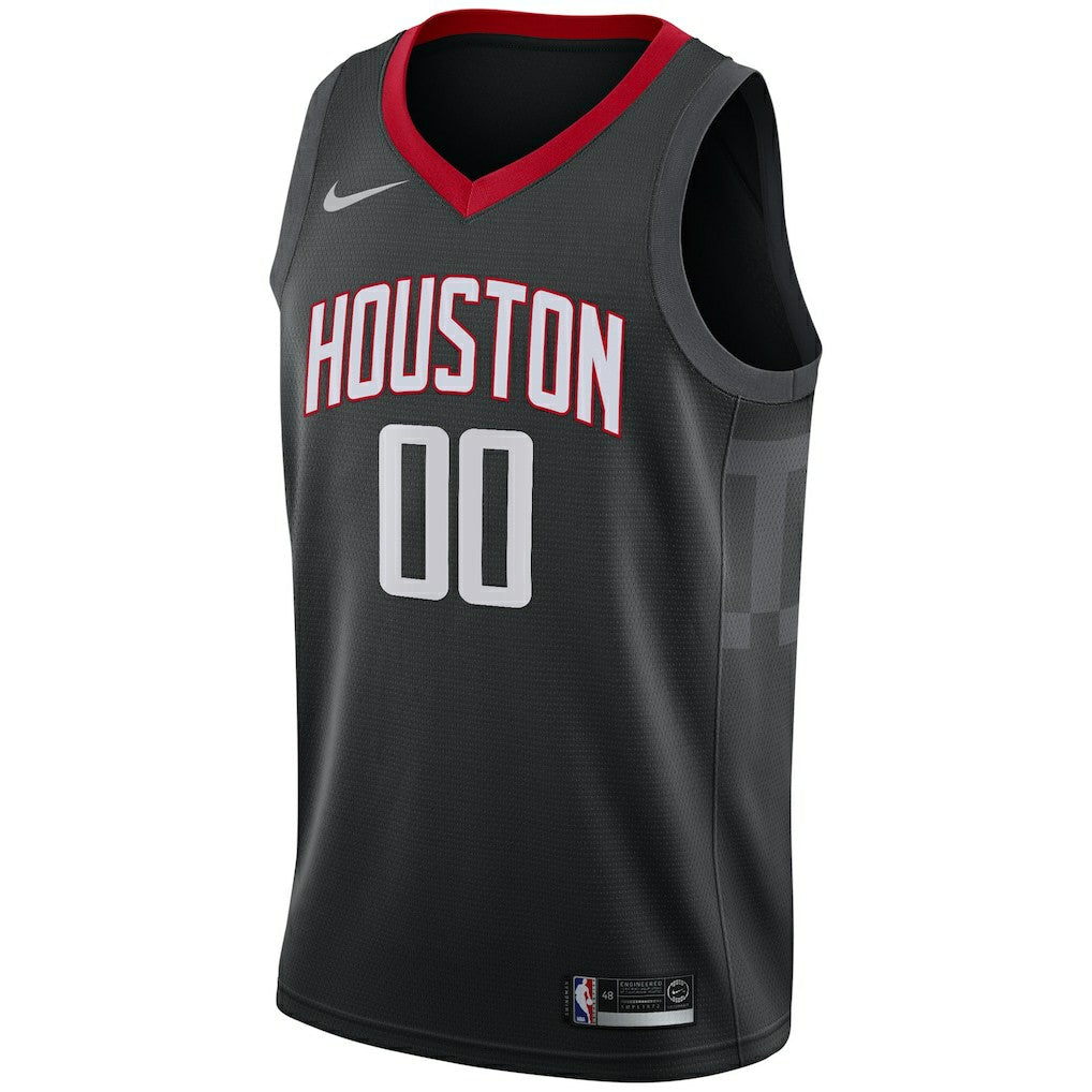 Houston Rockets Swingman Custom Jersey Black Statement Edition