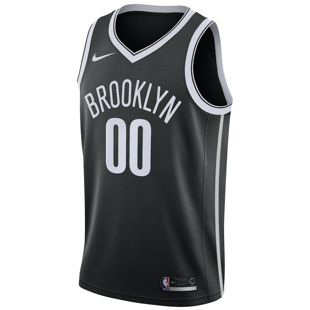 Brooklyn Nets Swingman Custom Jersey Black Icon Edition
