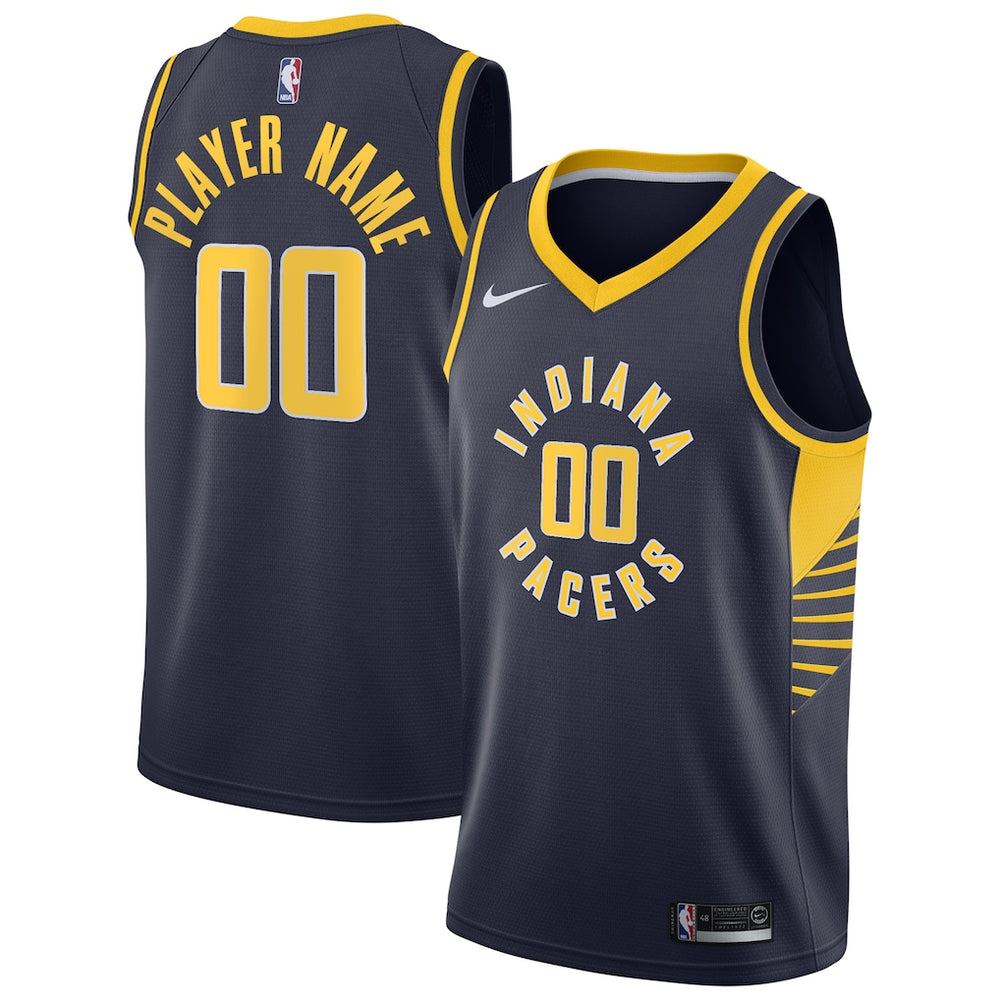 NBA Indiana Pacers Swingman Custom Jersey Navy - Icon Edition