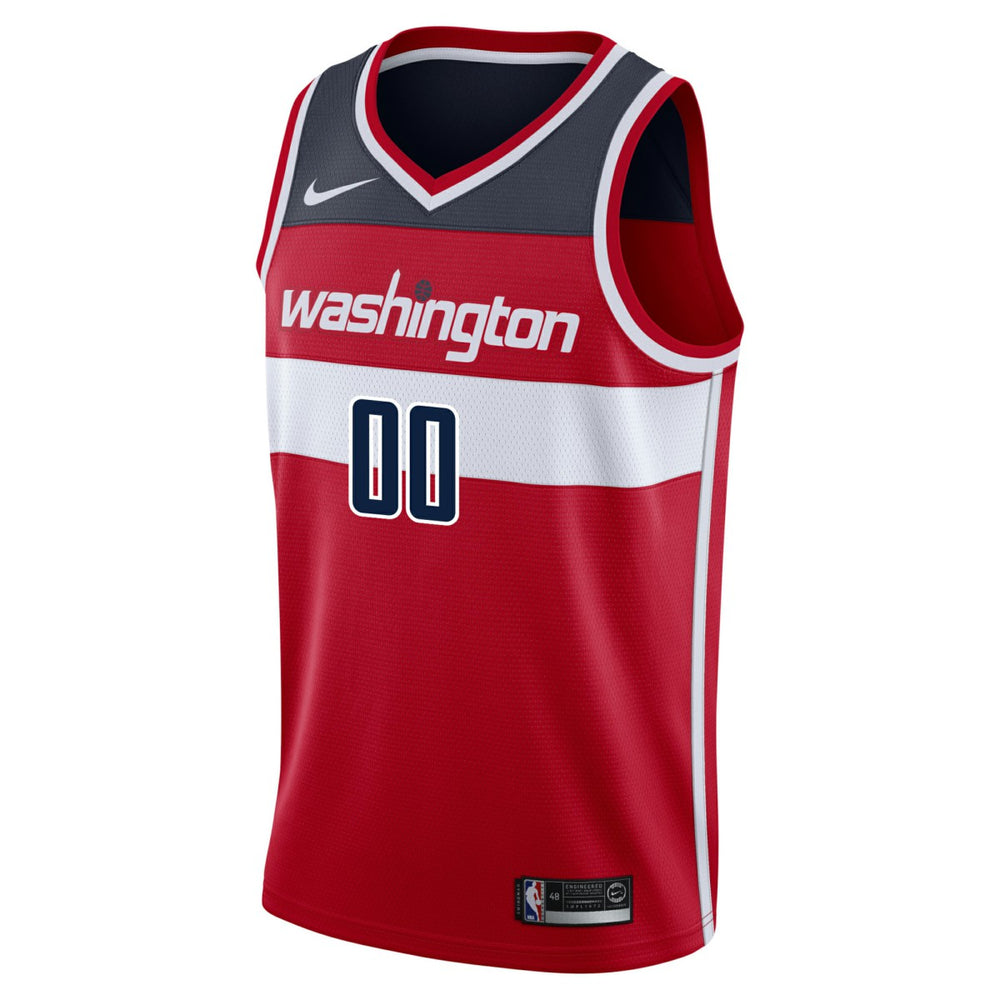 Washington Wizards Swingman Custom Jersey Red Icon Edition