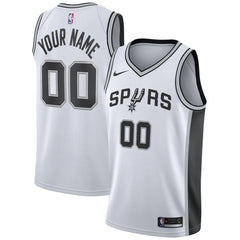 San Antonio Spurs Custom Swingman Jersey White Association Edition