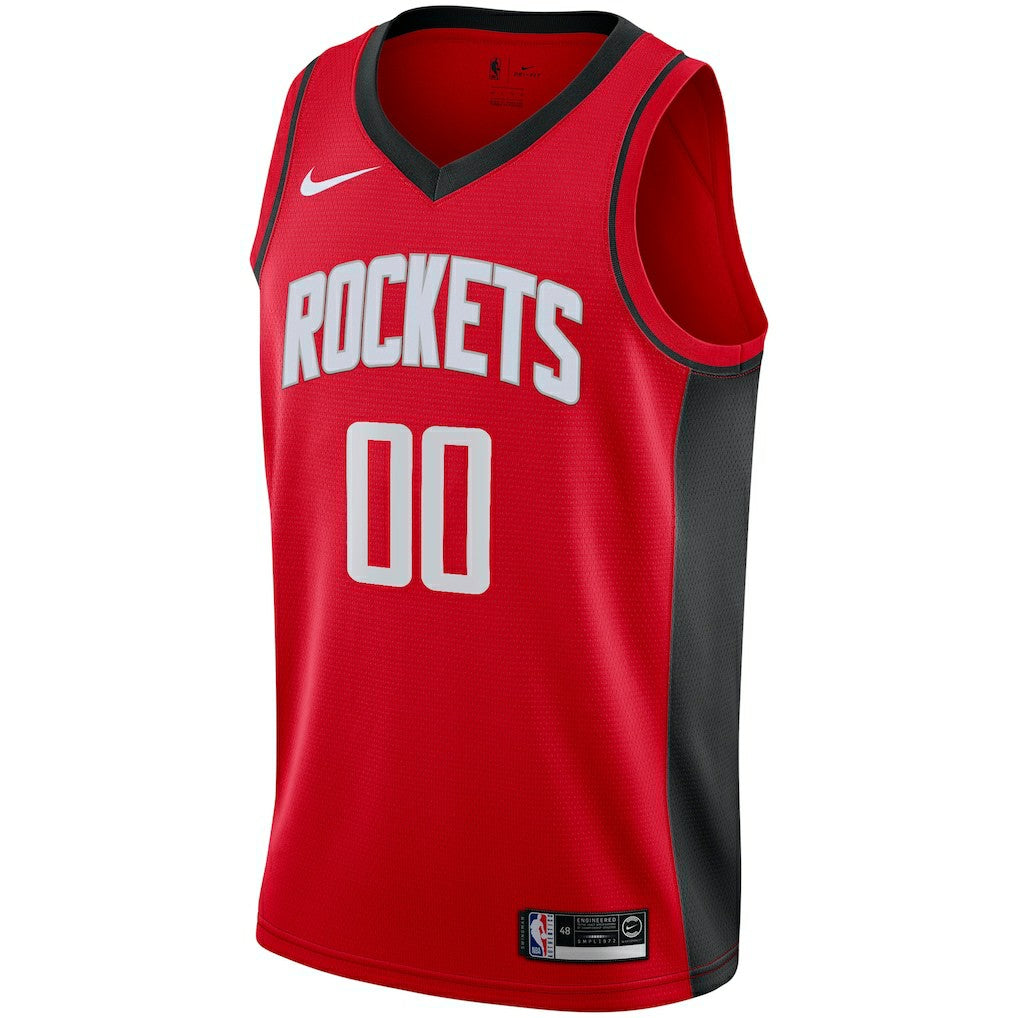 Houston Rockets Custom Swingman Jersey Icon Edition Red