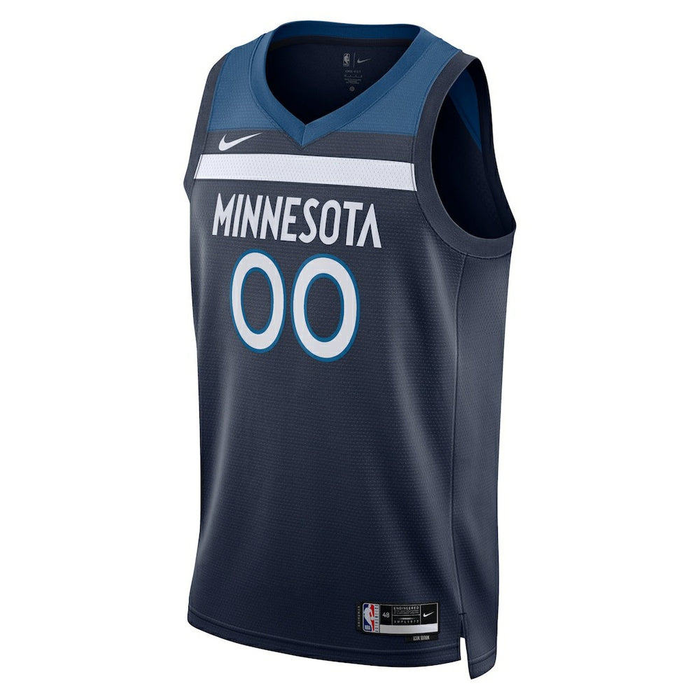 Minnesota Timberwolves Unisex Swingman Custom Jersey Navy Icon Edition