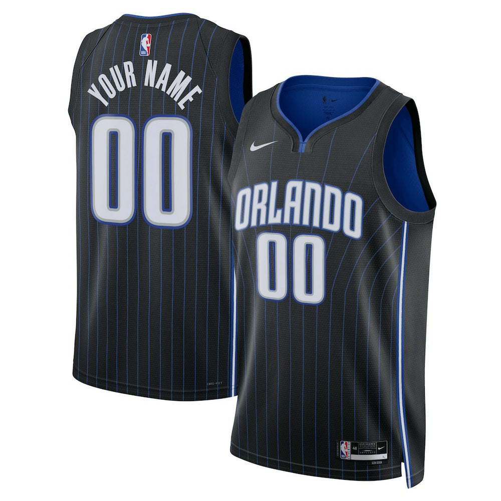 Orlando Magic Unisex Swingman Custom Jersey Black Icon Edition