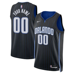 Orlando Magic Unisex Swingman Custom Jersey Black Icon Edition