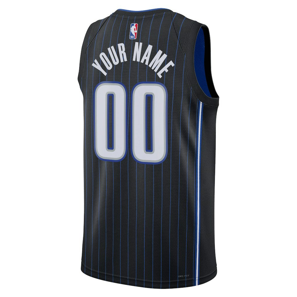 Orlando Magic Unisex Swingman Custom Jersey Black Icon Edition