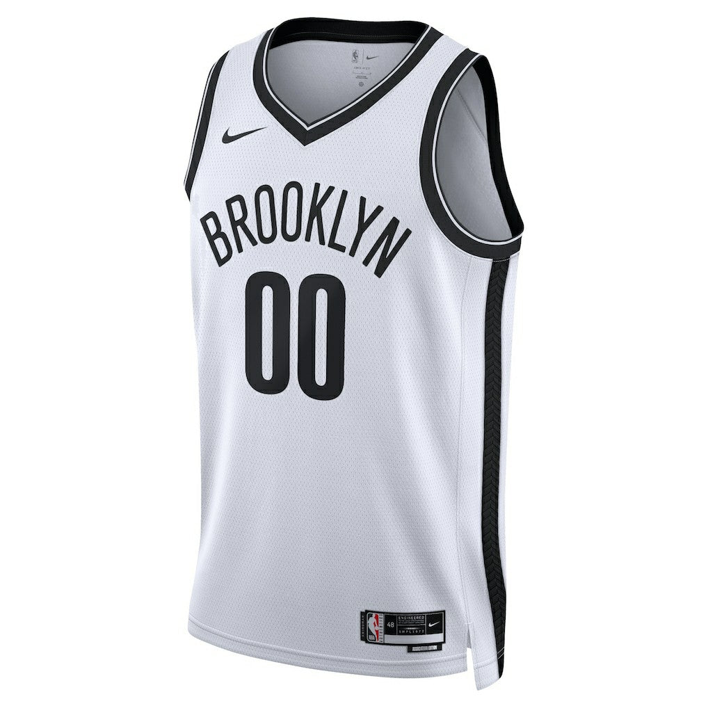 Brooklyn Nets Unisex Swingman Custom Jersey White Association Edition