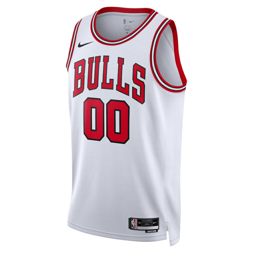Chicago Bulls Unisex Swingman Custom Jersey White Association Edition