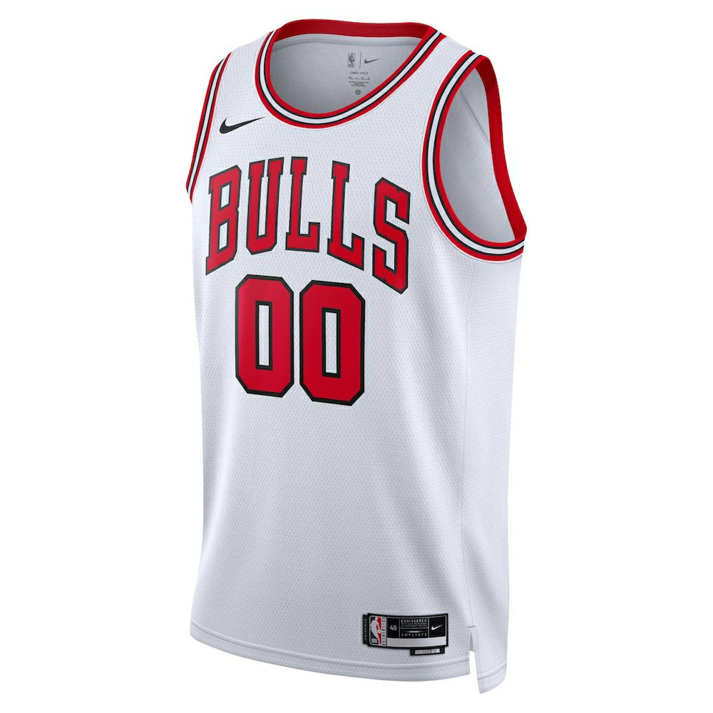 Chicago Bulls Unisex Swingman Custom Jersey White Association Edition
