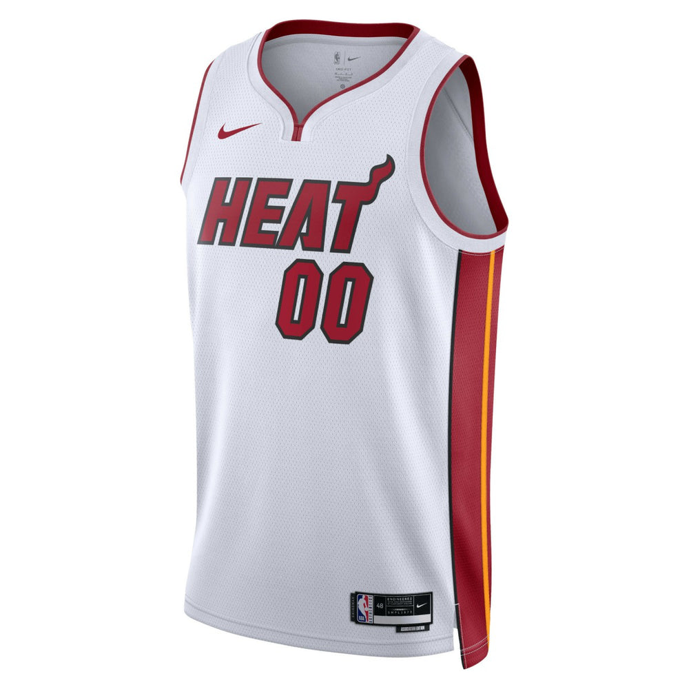 Miami Heat Unisex Swingman Custom Jersey White Association Edition