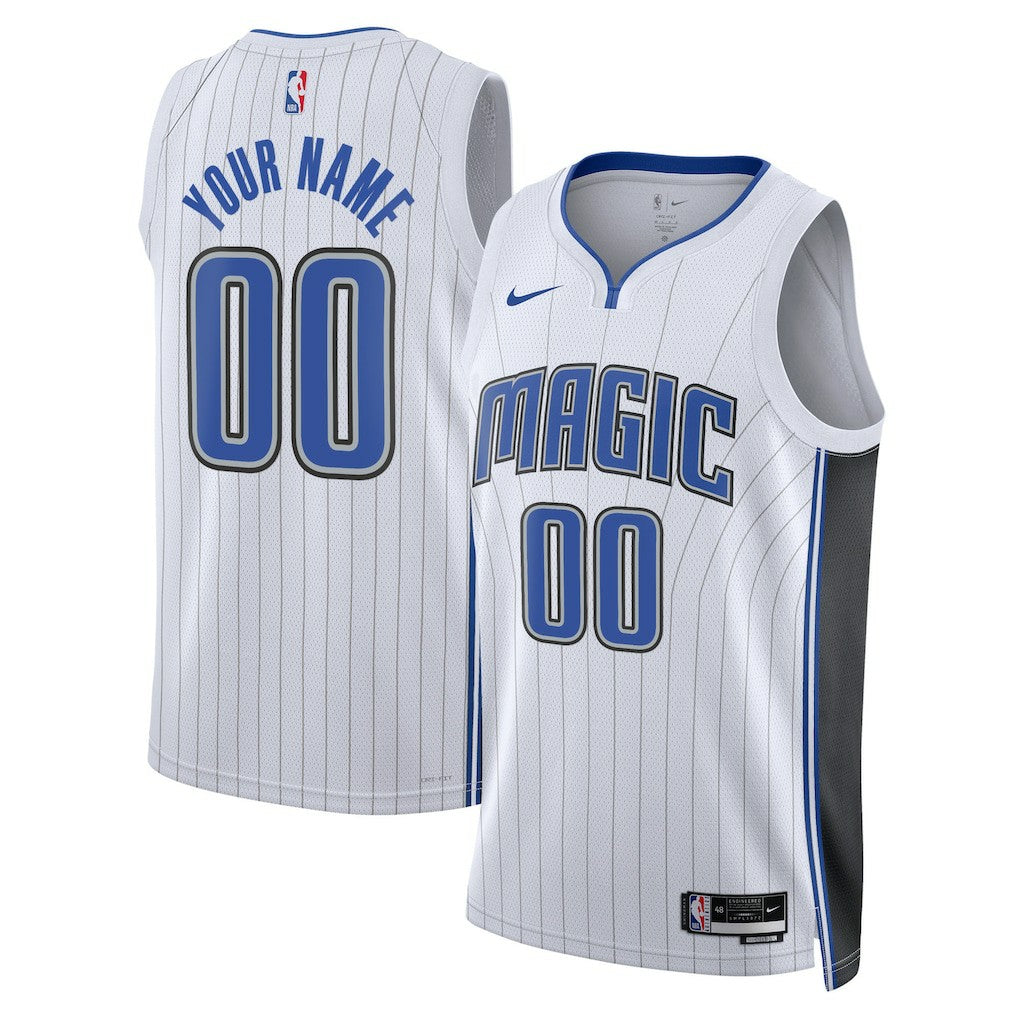 Orlando Magic Unisex Swingman Custom Jersey White Association Edition
