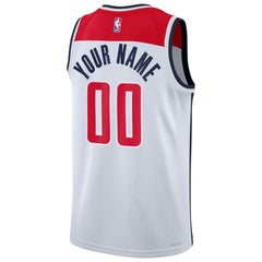 Washington Wizards Unisex Swingman Custom Jersey White Association Edition