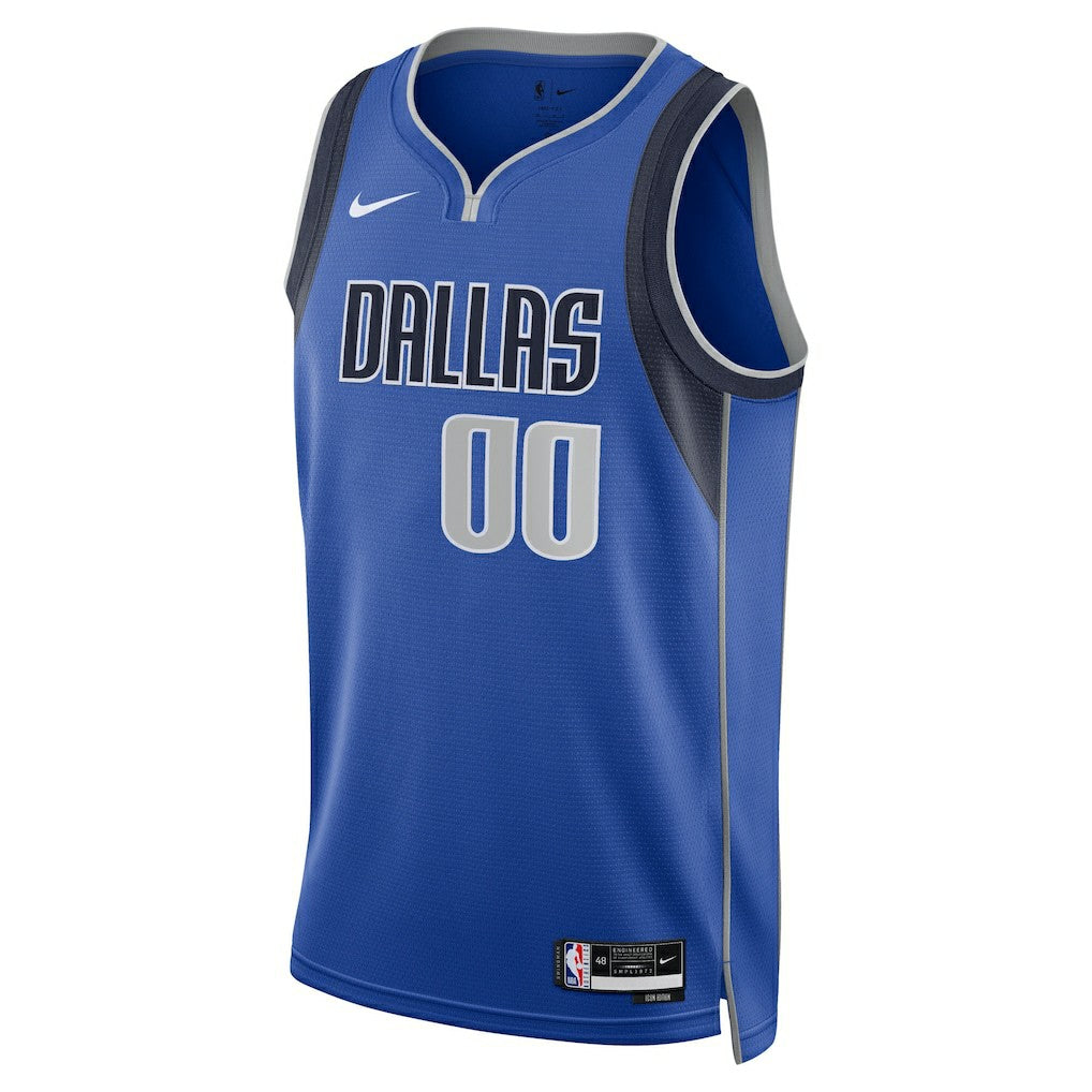 Dallas Mavericks Unisex Swingman Custom Jersey Blue Icon Edition