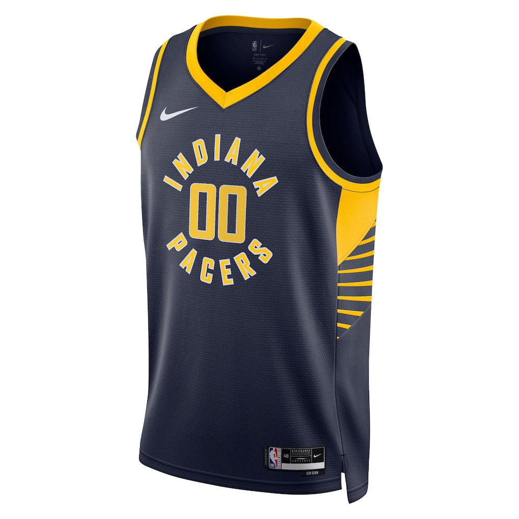 NBA Indiana Pacers Unisex 2022/23 Swingman Custom Jersey Navy - Icon Edition