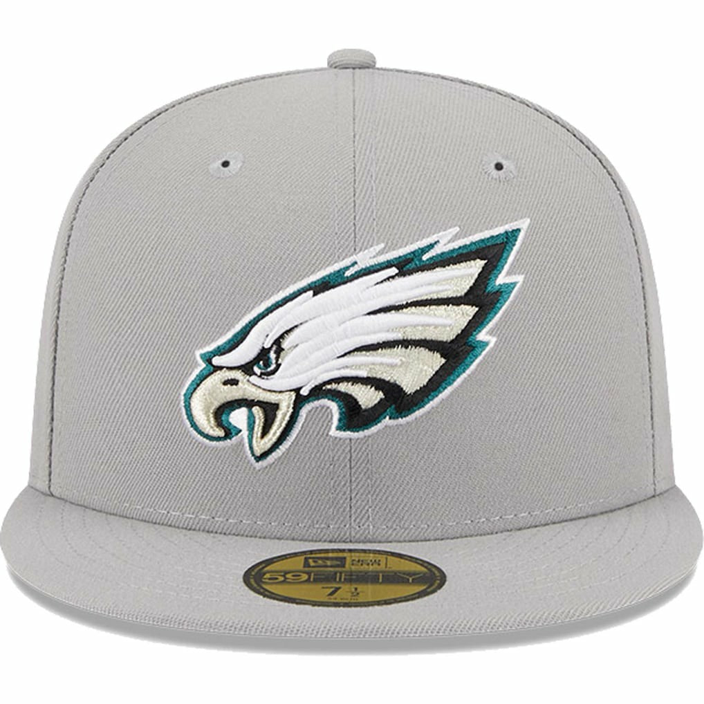 Philadelphia Eagles New Era Omaha 59FIFTY Fitted Hat Gray