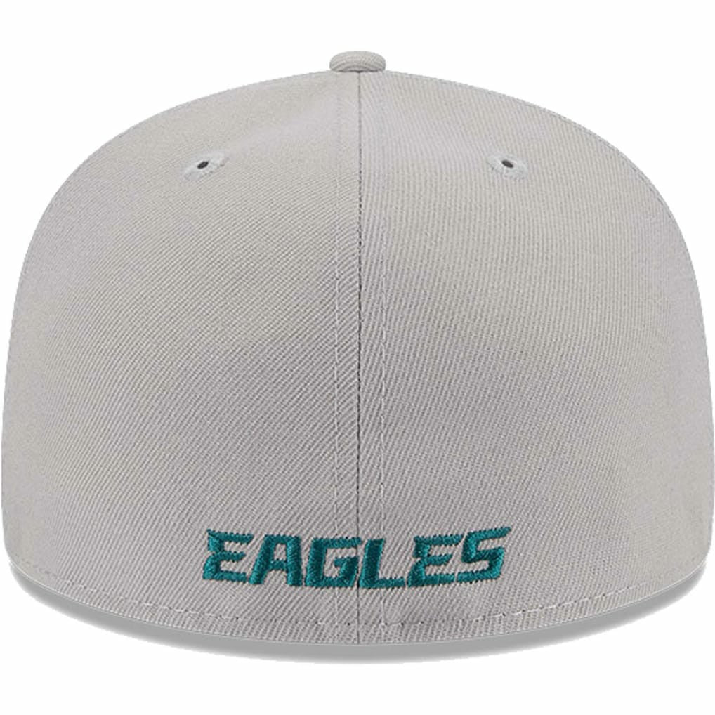 Philadelphia Eagles New Era Omaha 59FIFTY Fitted Hat Gray