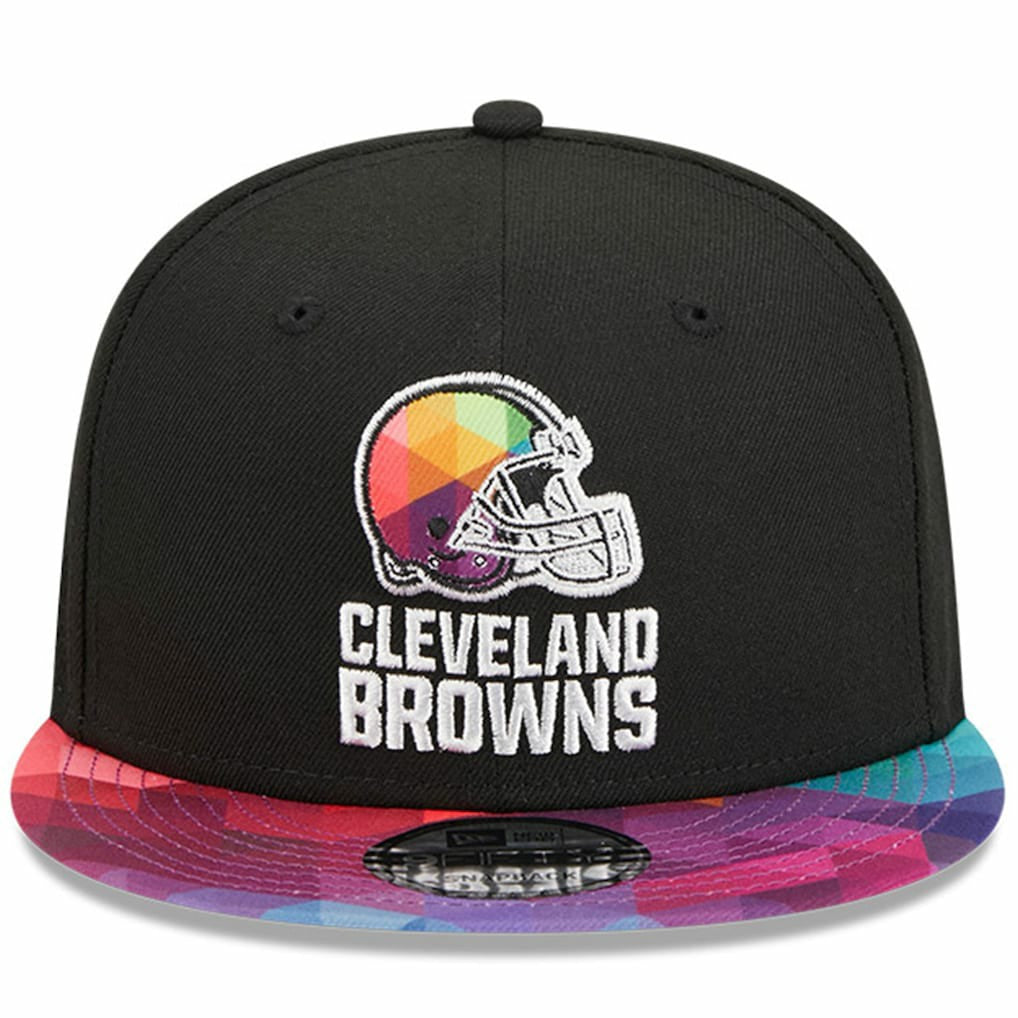 Cleveland Browns New Era 2023 NFL Crucial Catch 9FIFTY Snapback Hat Black