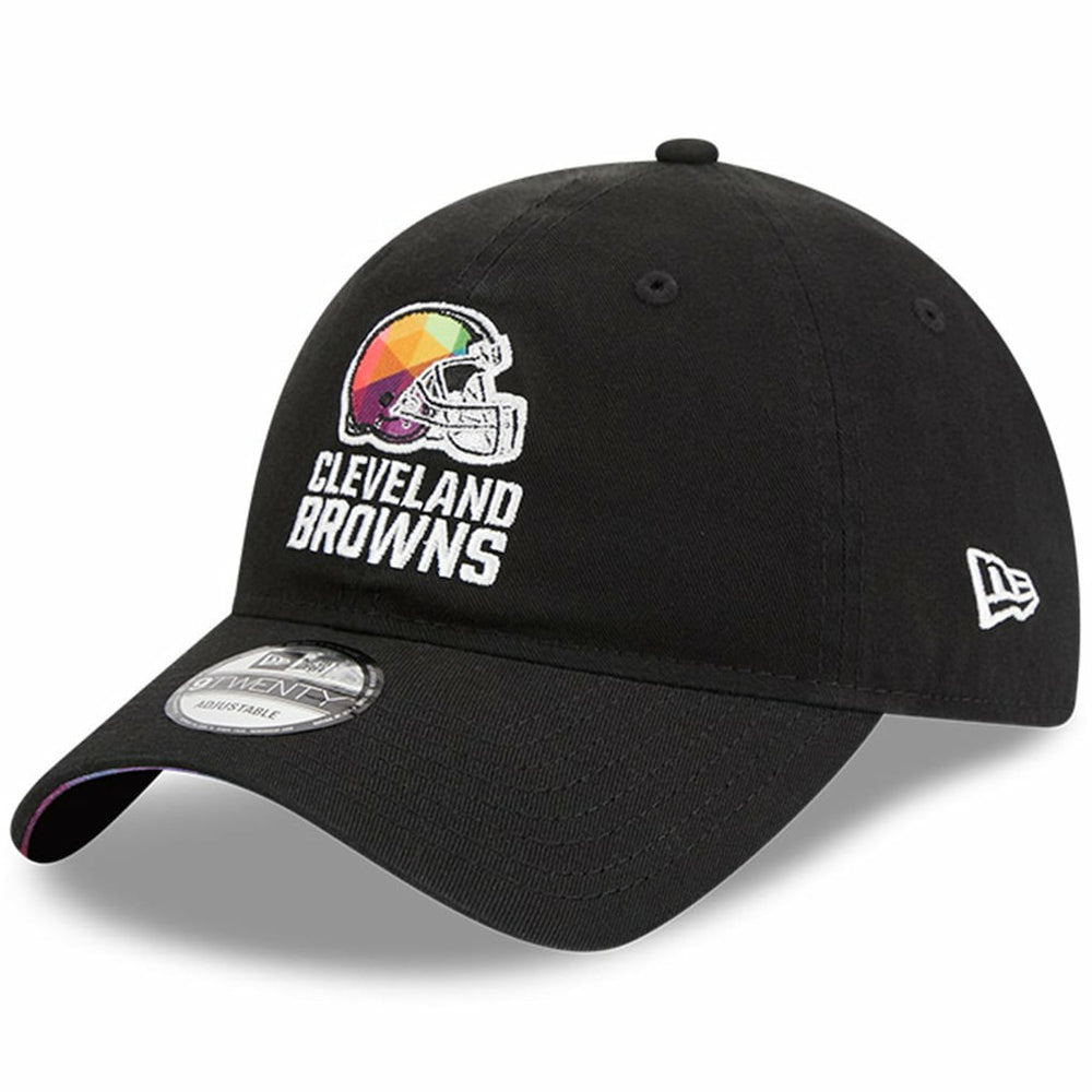 Cleveland Browns New Era 2023 NFL Crucial Catch 9TWENTY Adjustable Hat Black