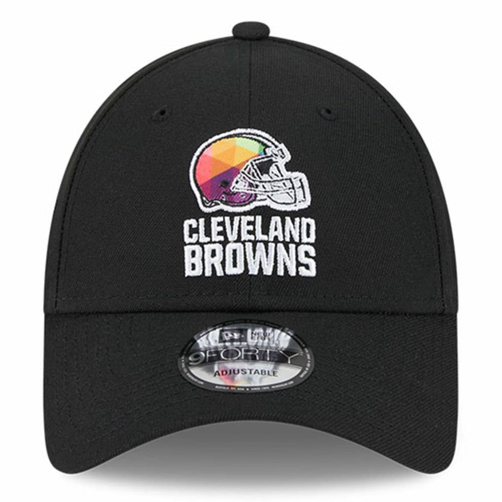 Cleveland Browns New Era 2023 NFL Crucial Catch 9FORTY Adjustable Hat Black