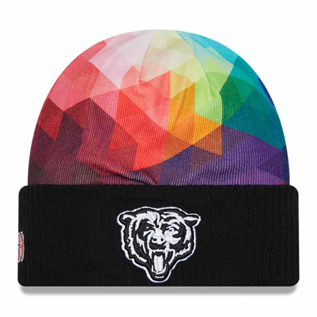 Chicago Bears New Era 2023 NFL Crucial Catch Cuffed Knit Hat Black