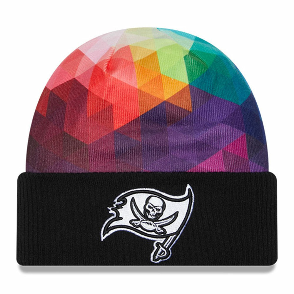 Tampa Bay Buccaneers New Era 2023 NFL Crucial Catch Cuffed Knit Hat Black