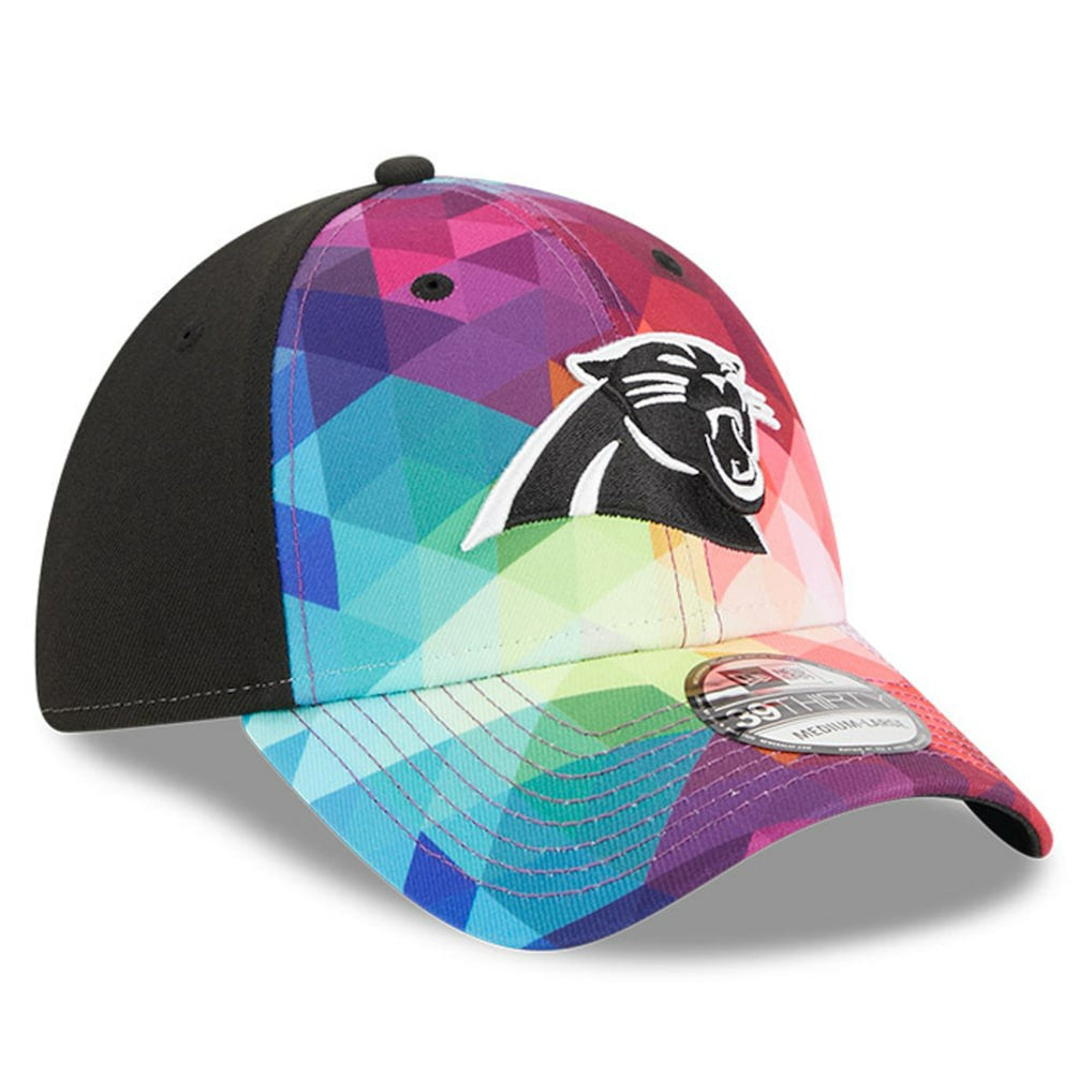 Carolina Panthers New Era 2023 NFL Crucial Catch 39THIRTY Flex Hat Pink