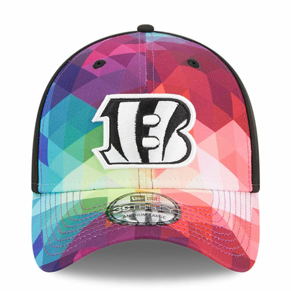 Cincinnati Bengals New Era 2023 NFL Crucial Catch 39THIRTY Flex Hat Pink