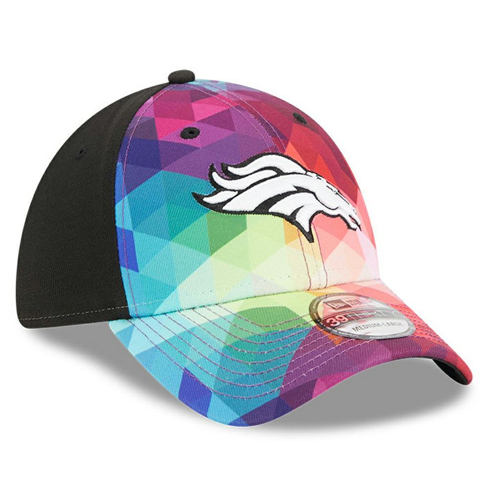 Denver Broncos New Era 2023 NFL Crucial Catch 39THIRTY Flex Hat Pink