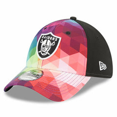 Las Vegas Raiders New Era 2023 NFL Crucial Catch 39THIRTY Flex Hat Pink