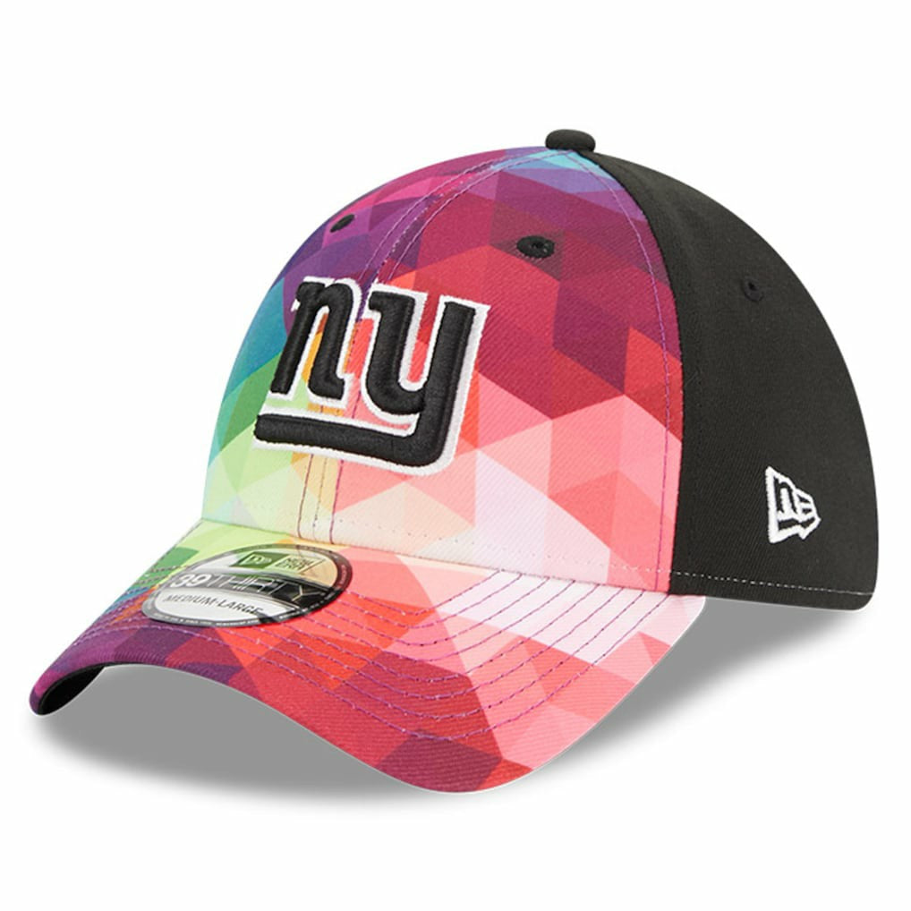 New York Giants New Era 2023 NFL Crucial Catch 39THIRTY Flex Hat Pink