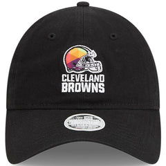 Cleveland Browns New Era Women's 2023 NFL Crucial Catch 9TWENTY Adjustable Hat Black