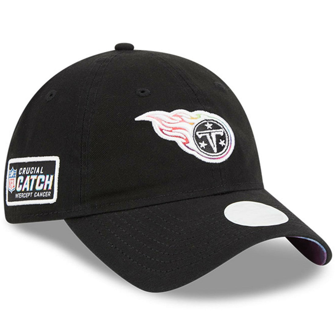Tennessee Titans New Era Women's 2023 NFL Crucial Catch 9TWENTY Adjustable Hat Black