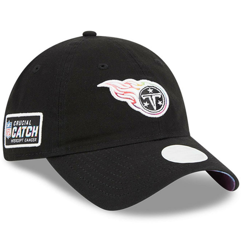 Tennessee Titans New Era Women's 2023 NFL Crucial Catch 9TWENTY Adjustable Hat Black