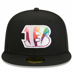 Cincinnati Bengals New Era 2023 NFL Crucial Catch 59FIFTY Fitted Hat Black