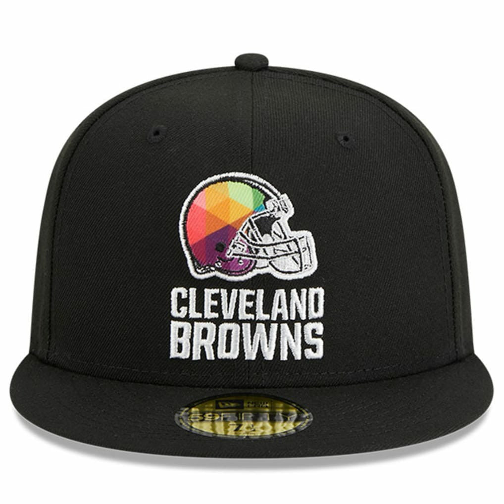 Cleveland Browns New Era 2023 NFL Crucial Catch 59FIFTY Fitted Hat Black