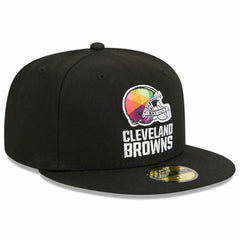 Cleveland Browns New Era 2023 NFL Crucial Catch 59FIFTY Fitted Hat Black