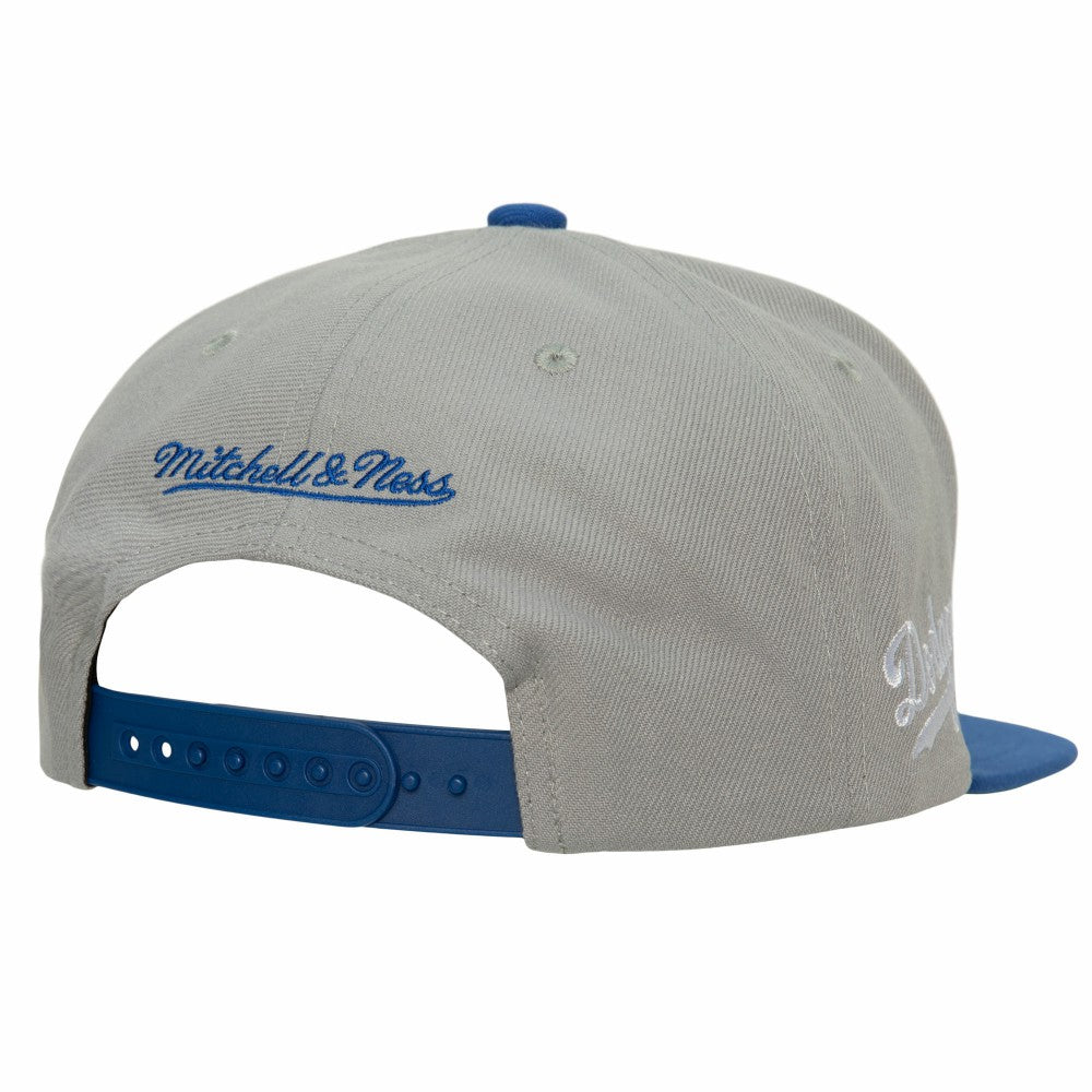 Los Angeles Dodgers Mitchell & Ness Cooperstown Collection Away Snapback Hat - Gray Hats