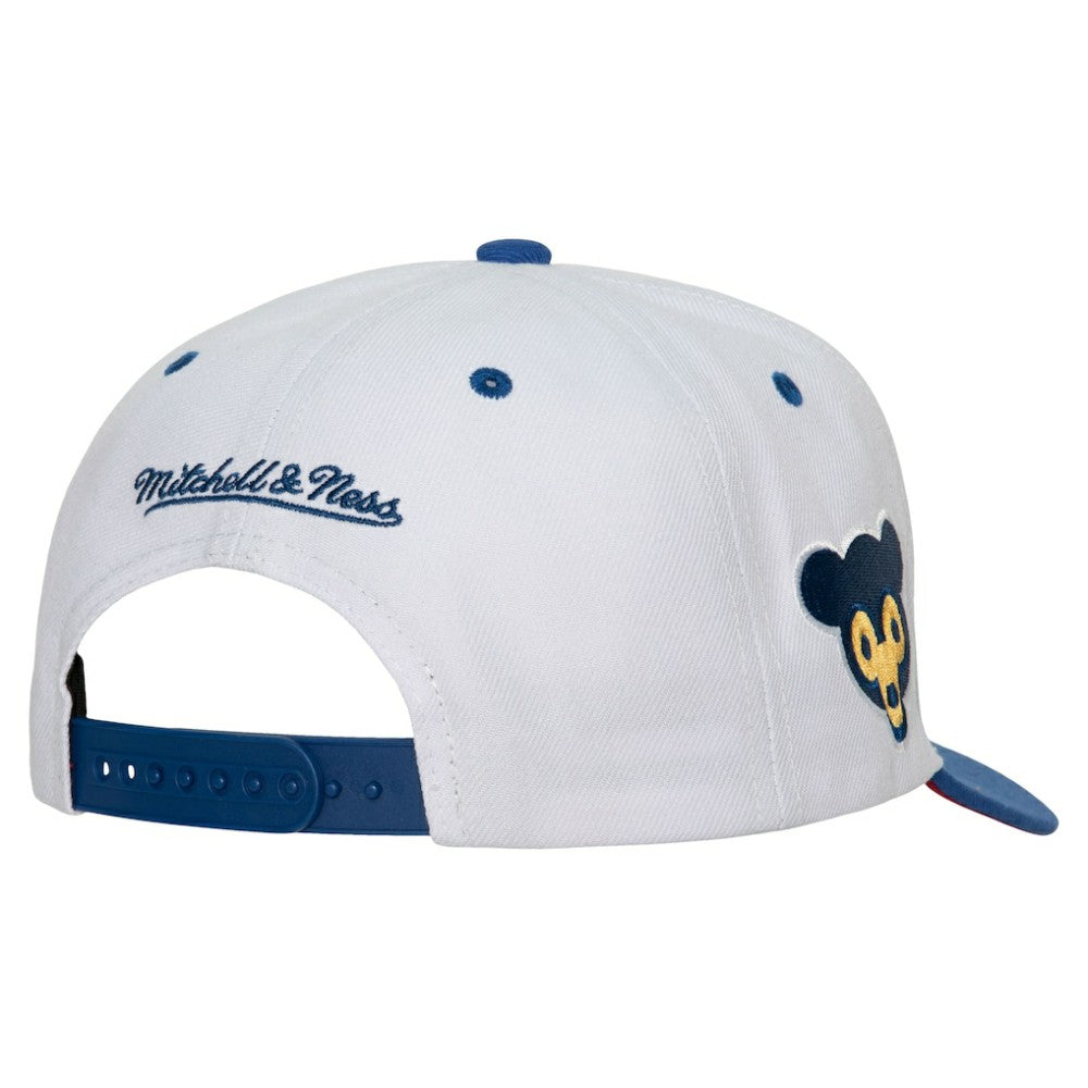 Chicago Cubs Mitchell & Ness Cooperstown Collection Pro Crown Snapback Hat - White Hats