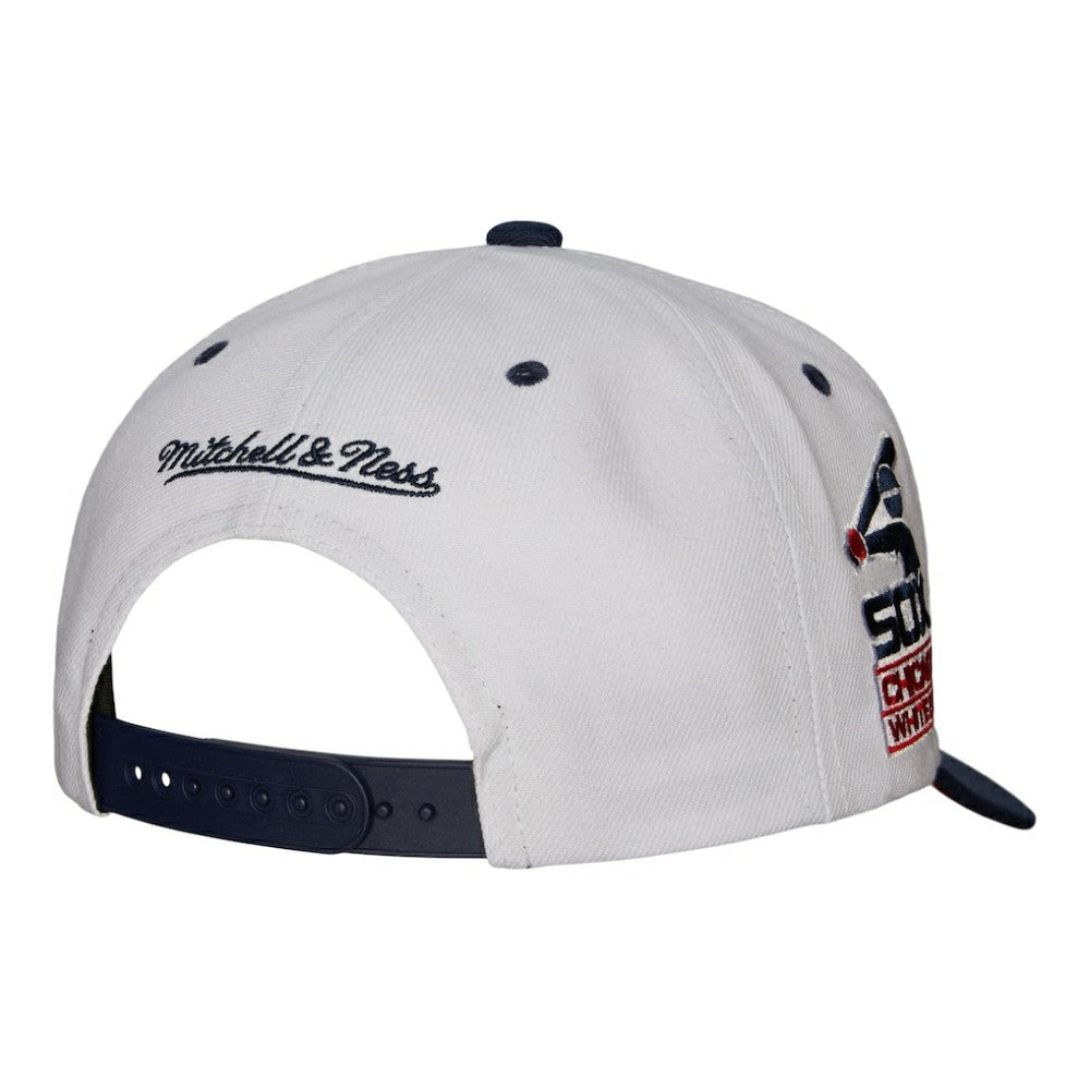 Chicago White Sox Mitchell & Ness Cooperstown Collection Pro Crown Snapback Hat - White Hats