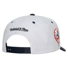 New York Yankees Mitchell & Ness Cooperstown Collection Pro Crown Snapback Hat - White Hats