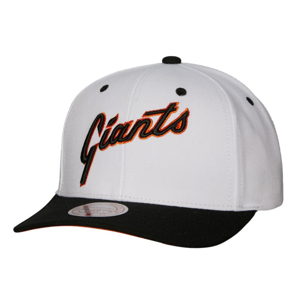 San Francisco Giants Mitchell & Ness Cooperstown Collection Pro Crown Snapback Hat - White Hats