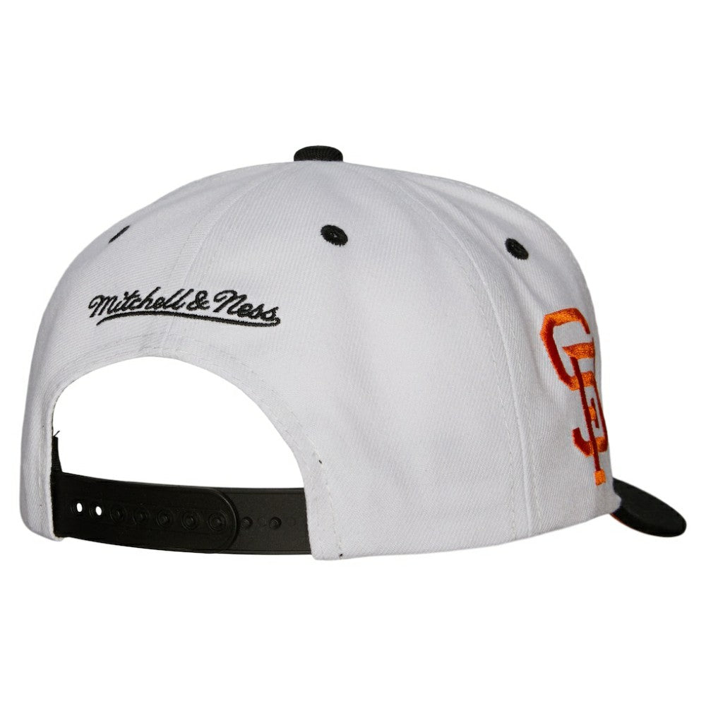 San Francisco Giants Mitchell & Ness Cooperstown Collection Pro Crown Snapback Hat - White Hats