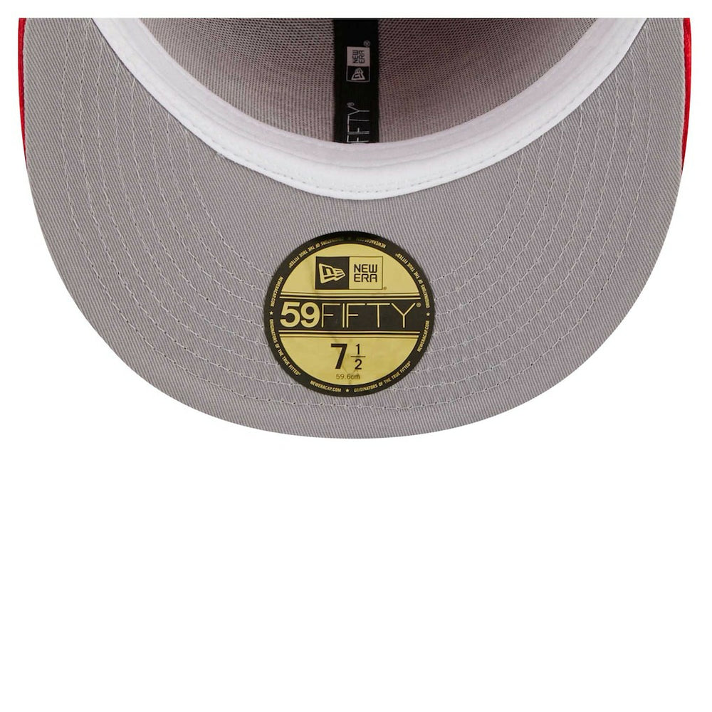 Kansas City Chiefs New Era Throwback Cord 59FIFTY Fitted Hat Red